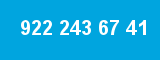 922 243 67 41 922 243 67 41